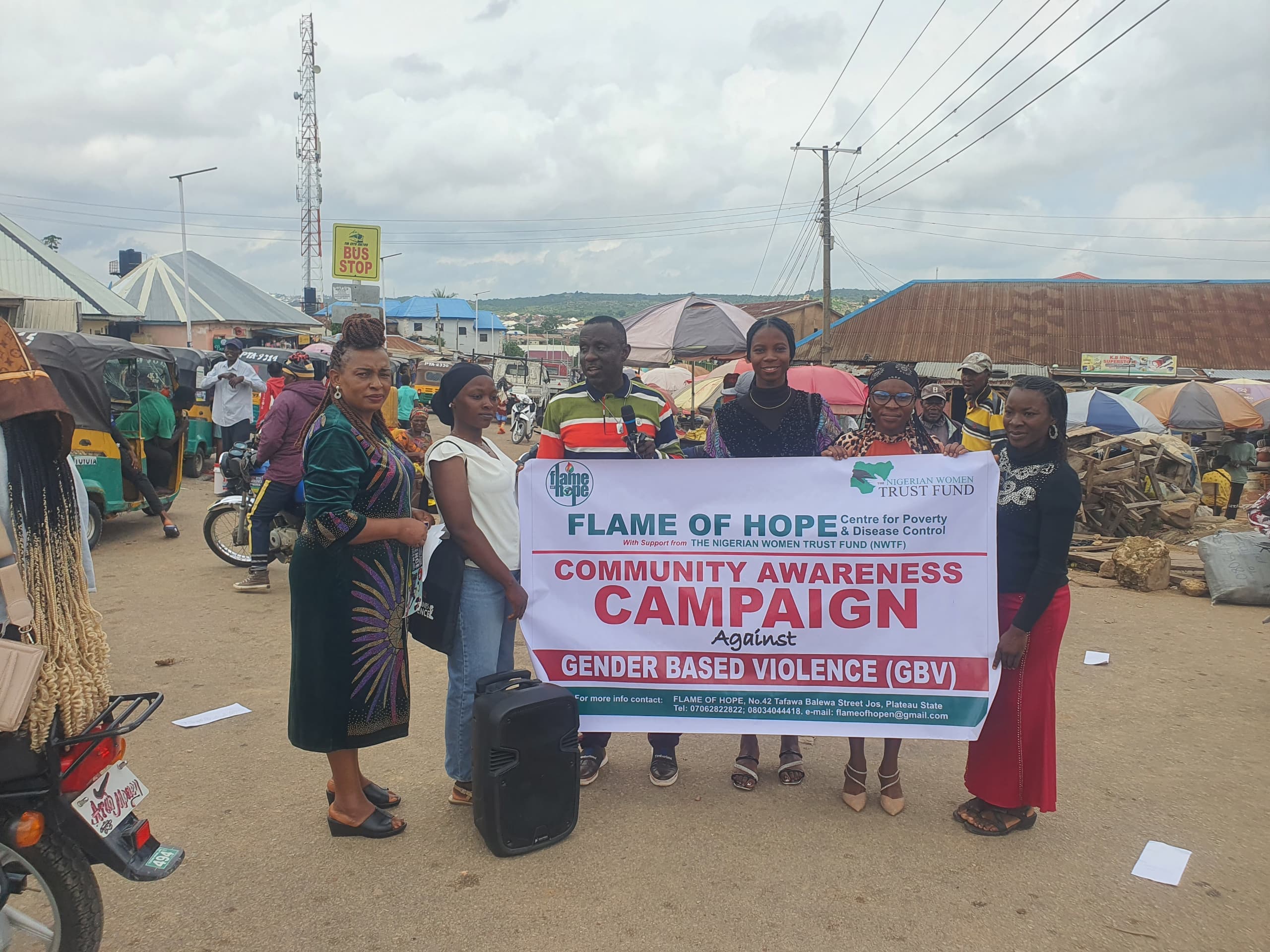 Community awareness campaign against Gender-Based Violence (GBV) in Jos North